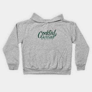 Cocktail Uncultured Logo - Green Kids Hoodie